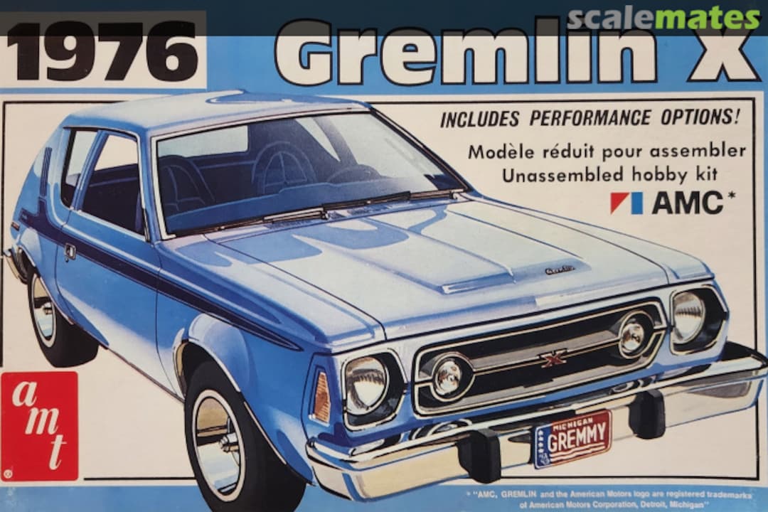 Boxart 1976 Gremlin X T466 AMT Boxart 1976 Gremlin X T466 AMT