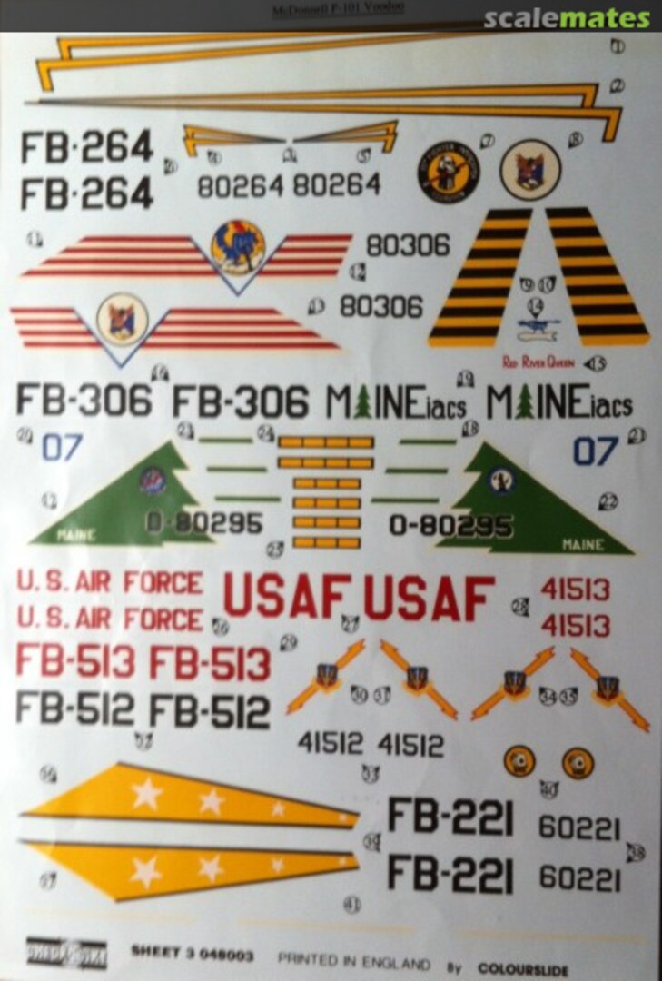 Boxart McDonnell F-101 Voodoo 048003 Check Six! Boxart McDonnell F-101 Voodoo 048003 Check Six!