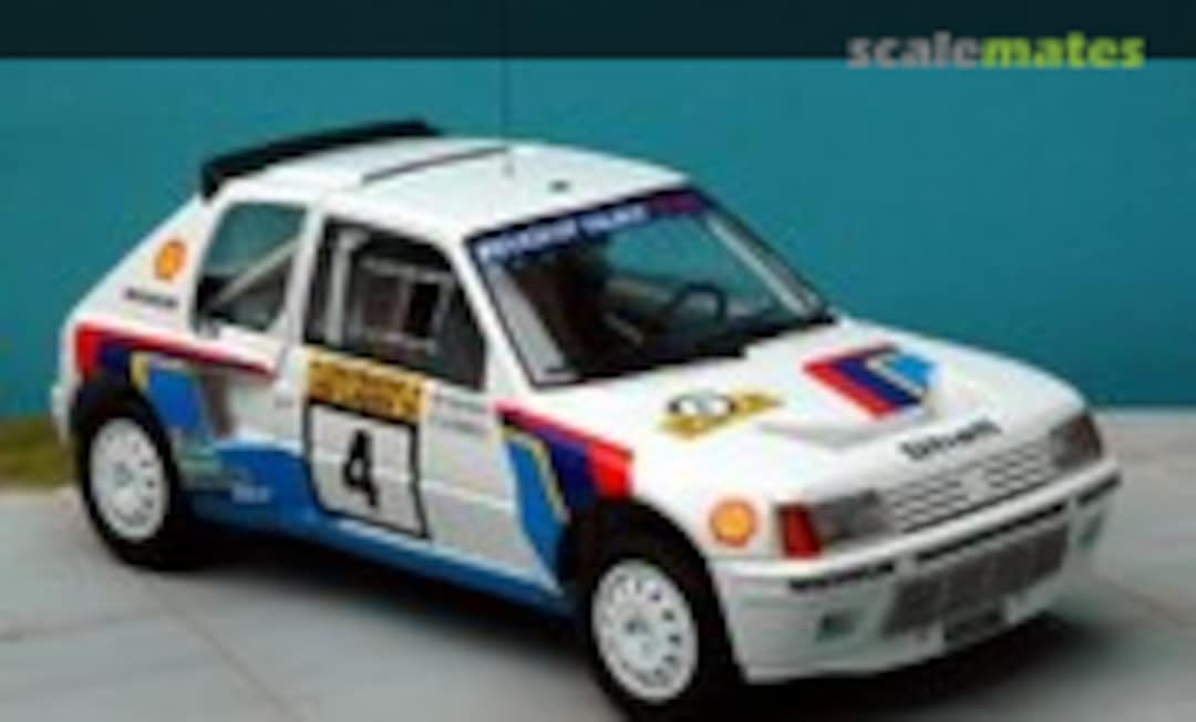 1:24 Peugeot 205 T16 1st 1000 Lakes 1984 / Sweden 1985 (Renaissance TK24/237)