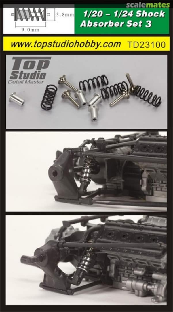 Boxart 1/20 - 1/24 Shock Absorber Set 3 TD23100 Top Studio Boxart 1/20 - 1/24 Shock Absorber Set 3 TD23100 Top Studio