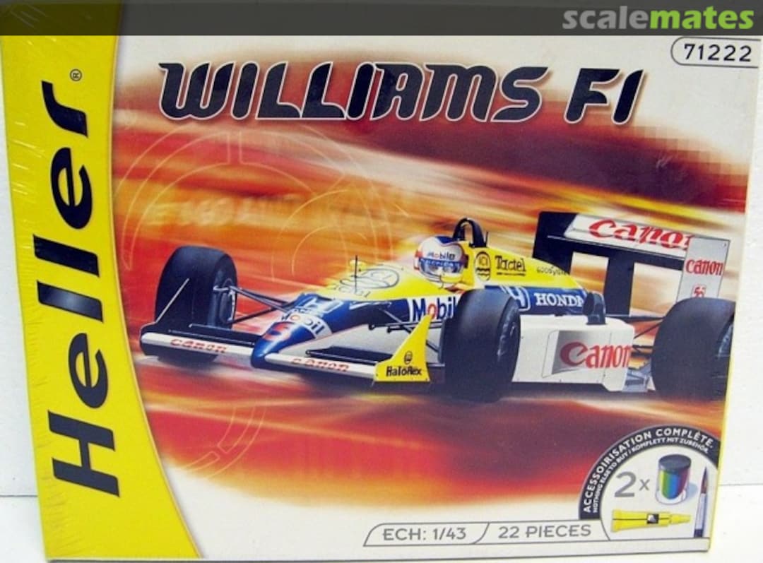 Boxart Williams F1 71222 Heller Boxart Williams F1 71222 Heller