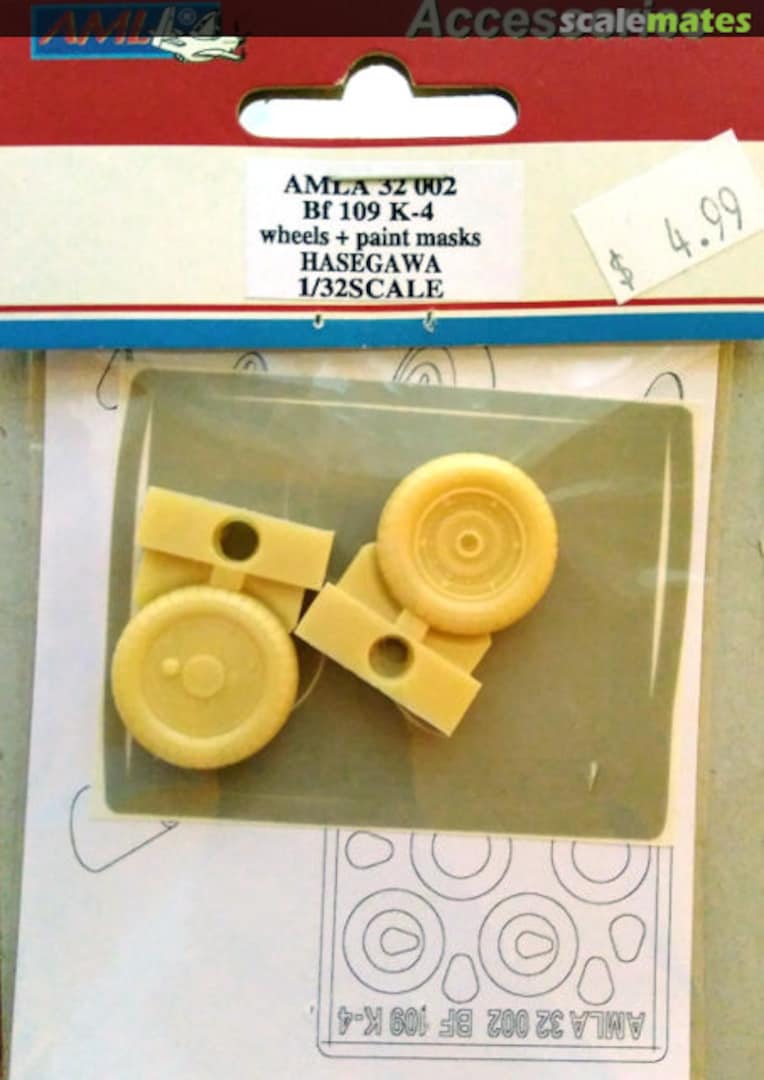 Boxart Messerschmitt Bf 109K-4 Wheels & Paint Mask AMLA32002 AML Boxart Messerschmitt Bf 109K-4 Wheels & Paint Mask AMLA32002 AML