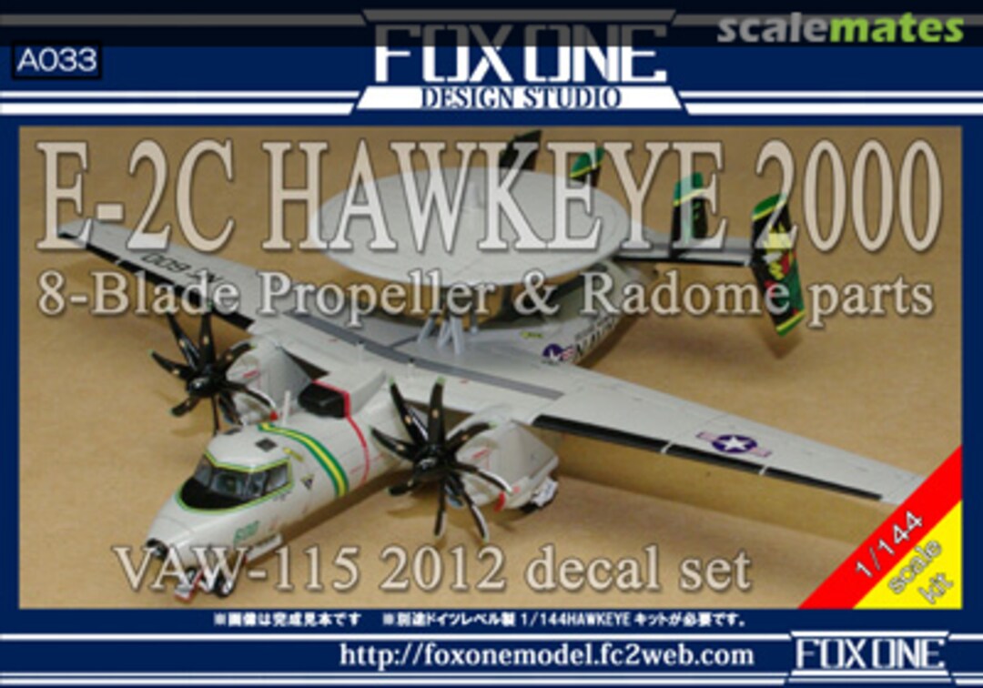 Boxart E-2C Hawkeye 2000 A033 FoxOne Design Studio