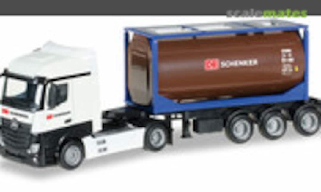 Mercedes-Benz Actros Streamspace 2.5 Tankcontainer-Sattelzug &quot;DB Schenker&quot; (Herpa 306911)