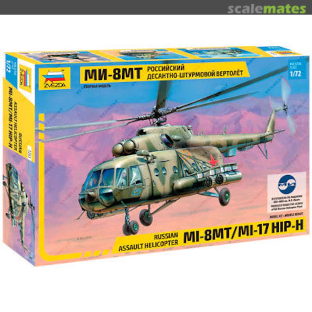 Boxart Mi-8MT/Mi-17 Hip-H 7253 Zvezda Boxart Mi-8MT/Mi-17 Hip-H 7253 Zvezda