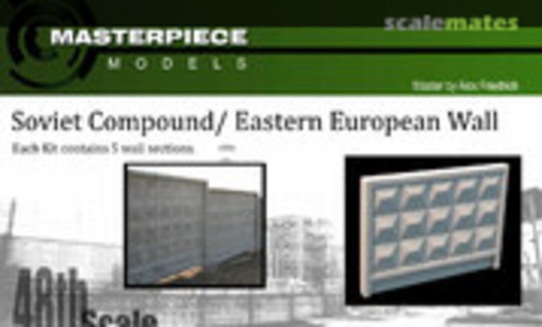SOVIET/ EASTERN EUROPEAN WALL SECTION 5 PACK 1:48 (Masterpiece Models MMSV006)