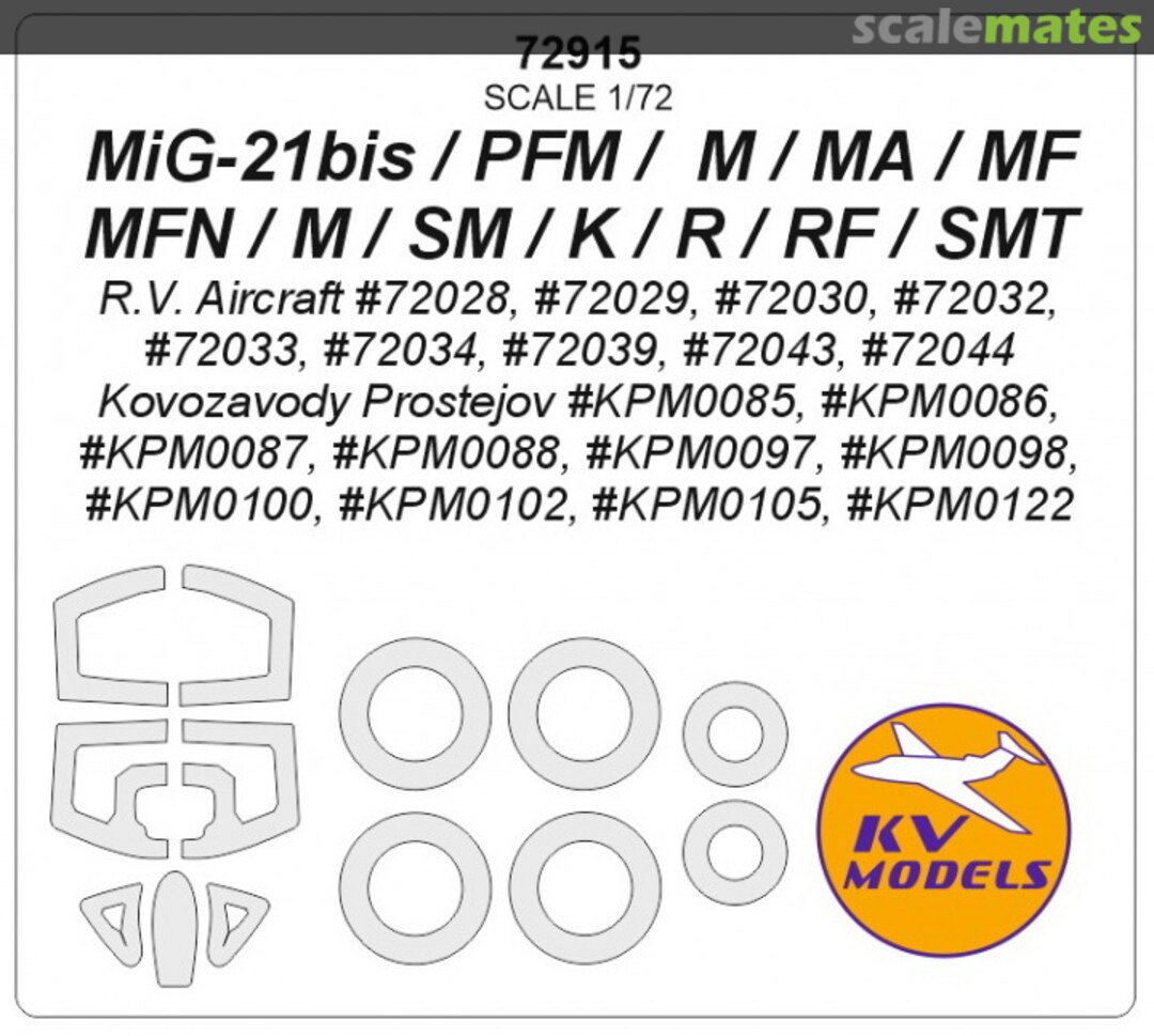 Boxart MiG-21 72915 KV Models Boxart MiG-21 72915 KV Models