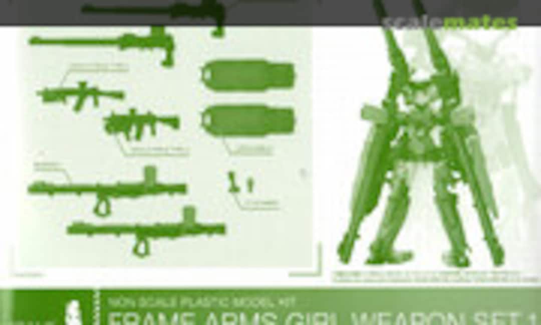 No Frame Arms Girl Weapon Set 1 SP Color (Kotobukiya FG066) FG066