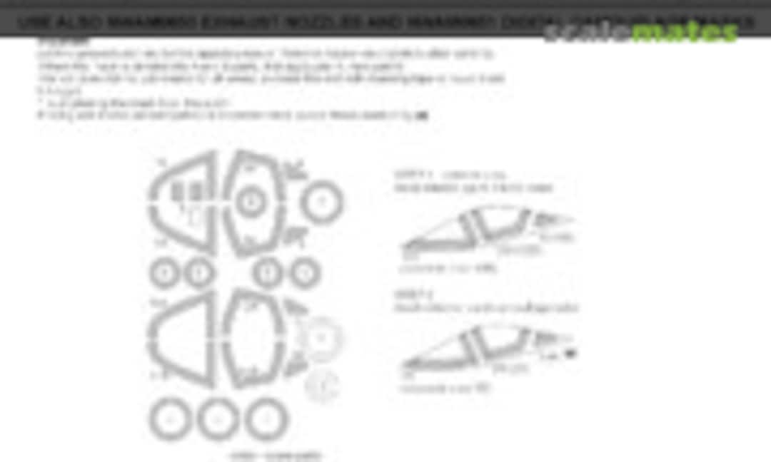 1:72 Su-57 EXPERT kabuki masks (New Ware nwam0649) nwam0649