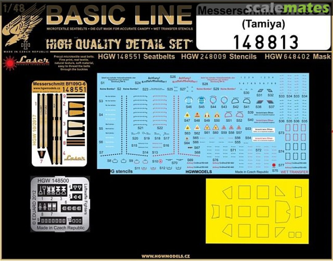 Boxart Bf 109G-6 148813 HGW Models