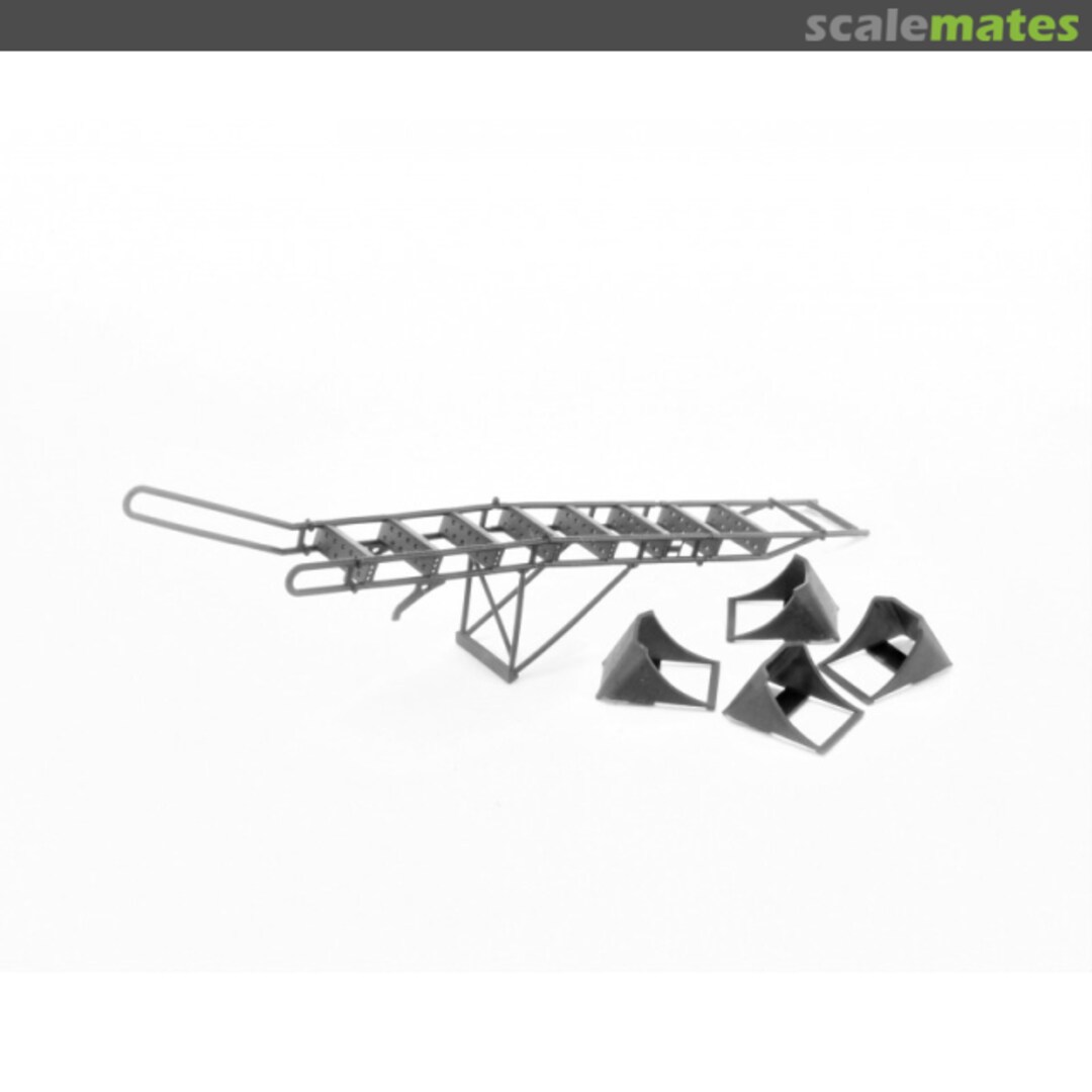 Boxart Su-27 ladder (late ver.) + chocks set LP48033 LP Models Boxart Su-27 ladder (late ver.) + chocks set LP48033 LP Models