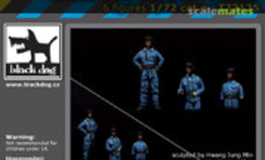 1:72 Russian WW2 tank crew - summer (Black Dog T72135) T72135