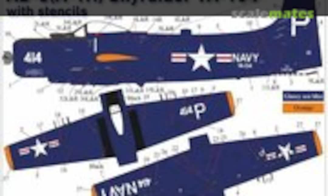 1:40 AD-6 (A-1H) Skyraider VA-104 w/ Stencils (UpRise Decal UR40148) UR40148