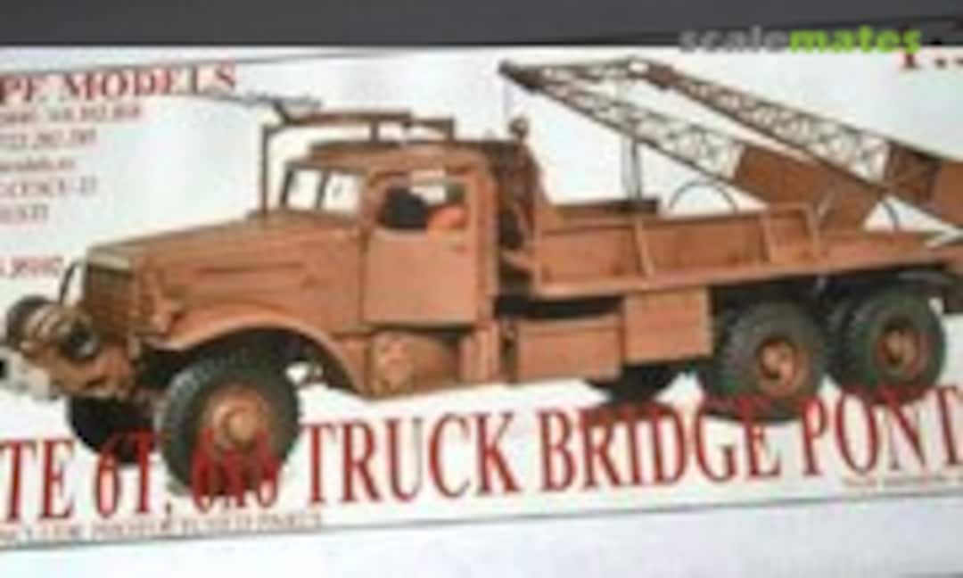 1:35 White 6T, 6x6 Truck Bridge Pontoon (Wespe Models WES 35102) WES 35102