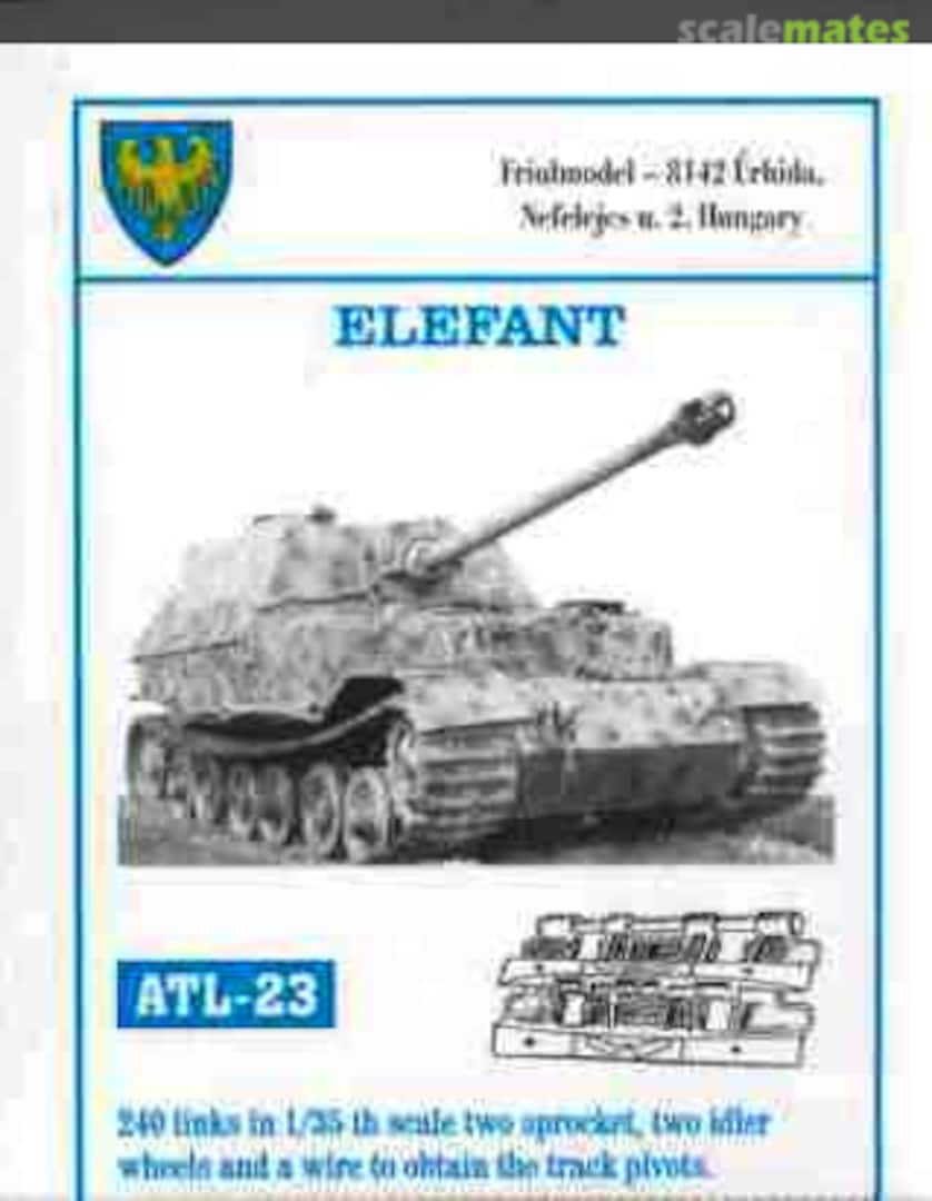 Boxart Elefant Tiger P (H) VK 45.01/45.02 ATL-23 Friulmodel Boxart Elefant Tiger P (H) VK 45.01/45.02 ATL-23 Friulmodel