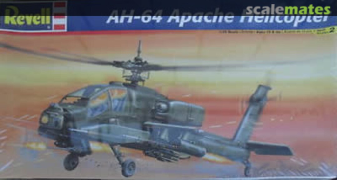 Boxart AH-64 Apache Helicopter 5443 Revell Boxart AH-64 Apache Helicopter 5443 Revell