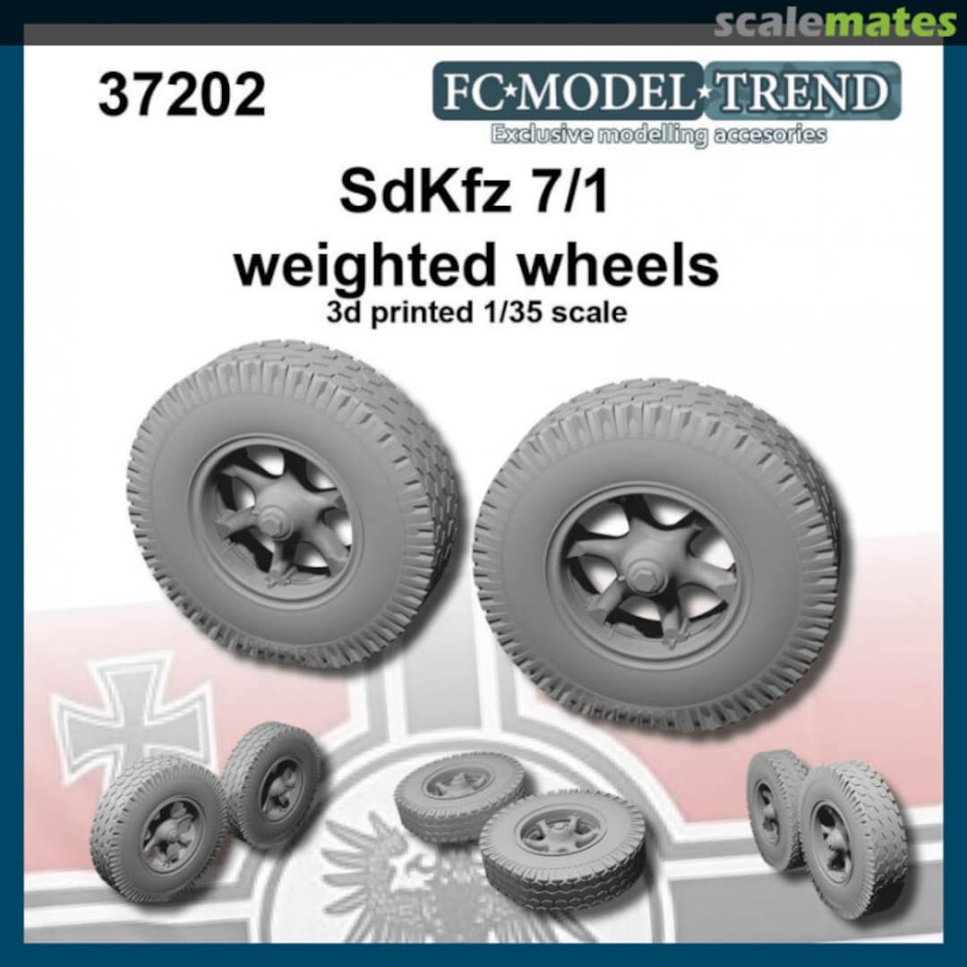 Boxart SdKfz 7, weighted wheels 37202 FC Model Trend Boxart SdKfz 7, weighted wheels 37202 FC Model Trend