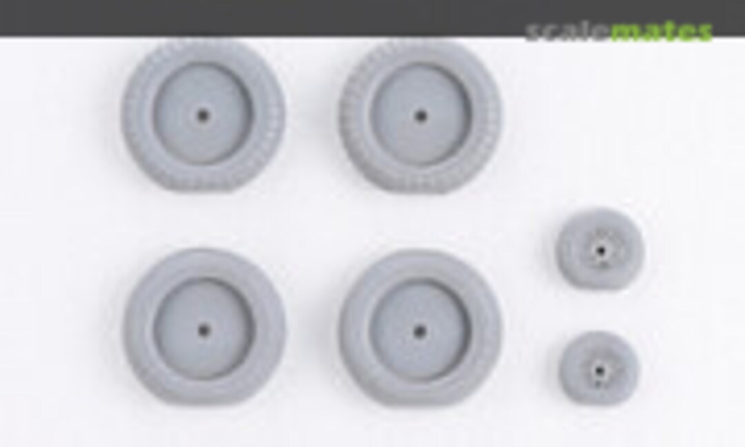 1:32 Fw190A Weighted Tires (Zoukei-Mura SWS21-M02) SWS21-M02