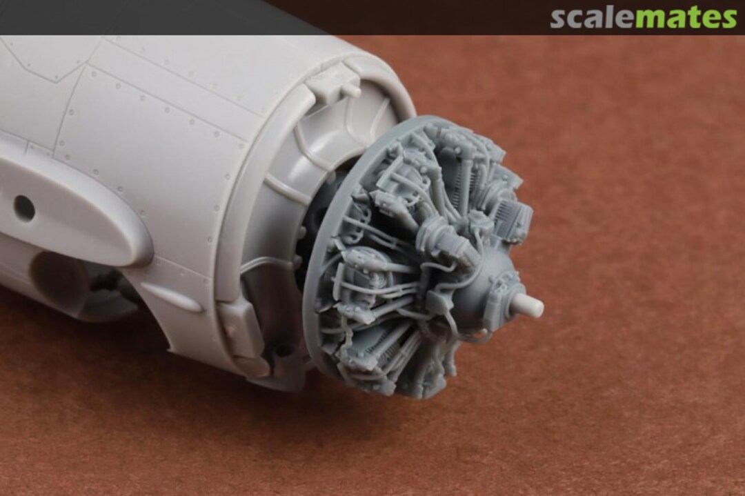 Boxart F4F-4 Wildcat engine & exhaust set SBS-72091 SBS Model Boxart F4F-4 Wildcat engine & exhaust set SBS-72091 SBS Model