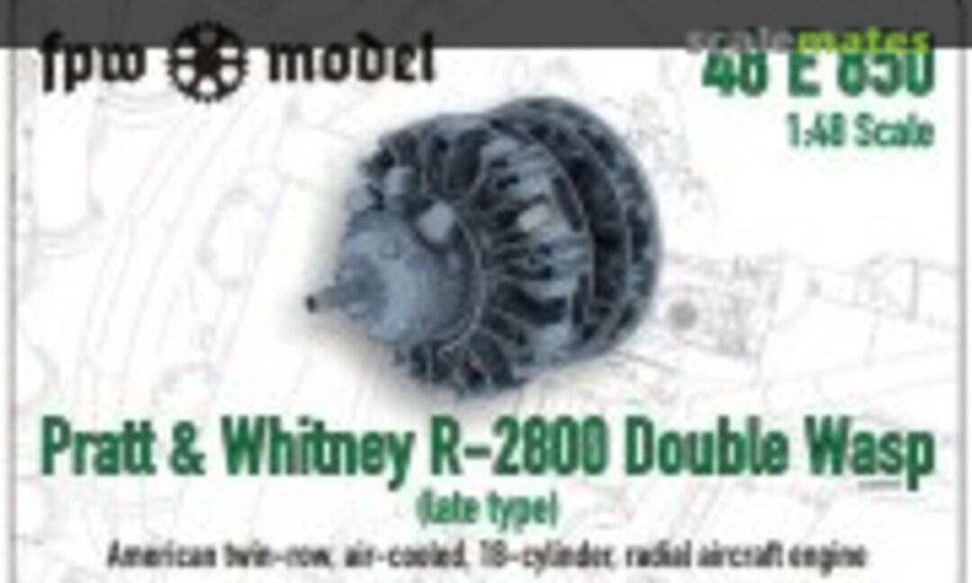1:48 Pratt & Whitney R-2800 Double Wasp (Late Type) (FPW Model 48E850) 48E850