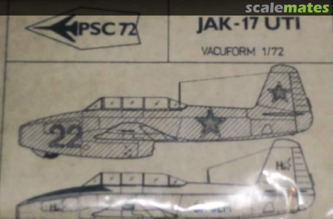 Boxart Jak-17 UTI PSC 72 Boxart Jak-17 UTI PSC 72