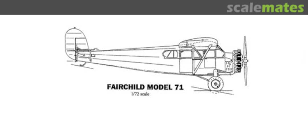 Boxart Fairchild model 71 001 Khee-Kha Art Products Boxart Fairchild model 71 001 Khee-Kha Art Products