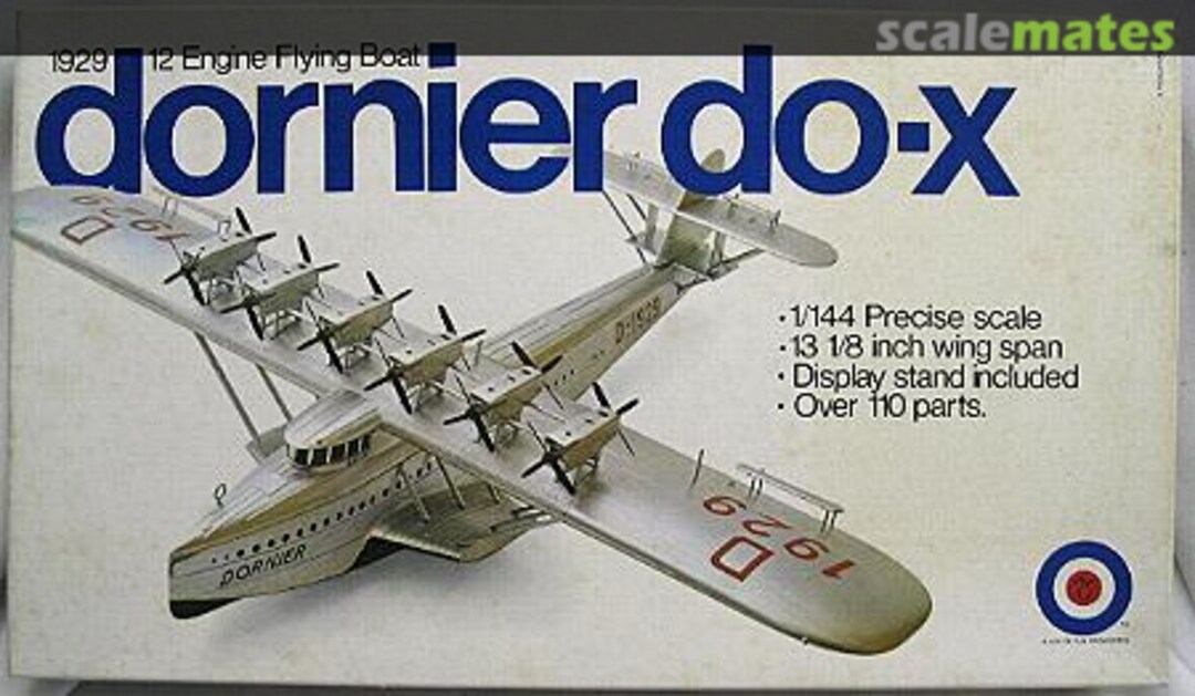 Boxart Dornier Do-X 8516 Entex Industries Boxart Dornier Do-X 8516 Entex Industries