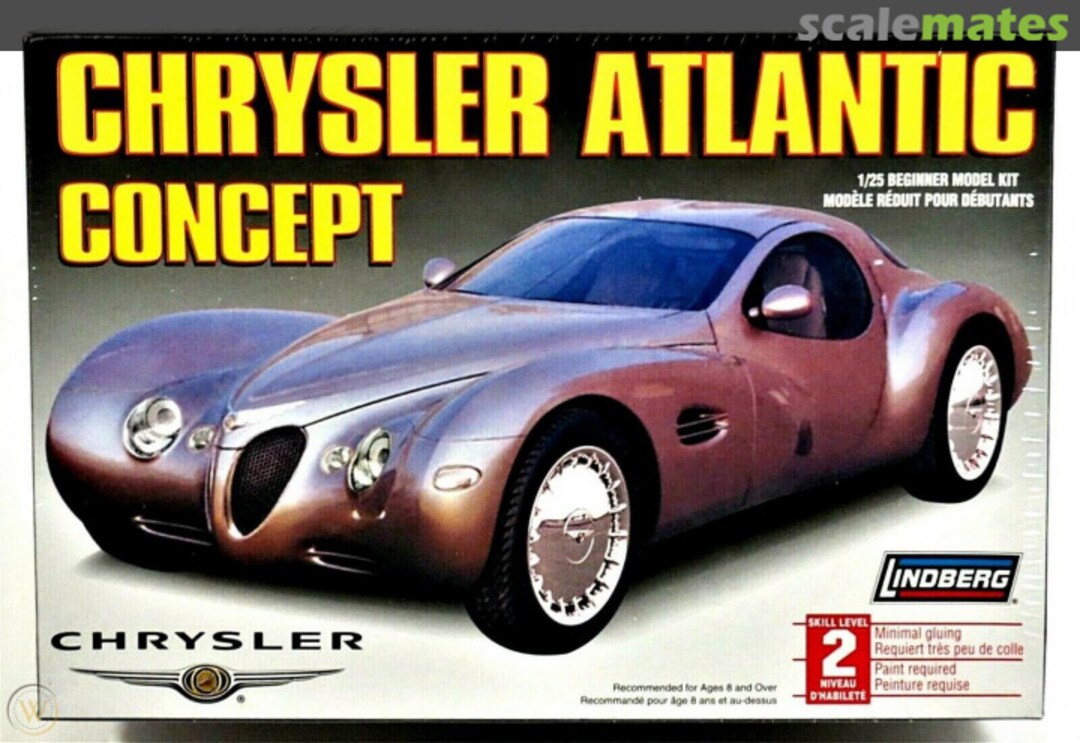 Boxart Chrysler Atlantic Concept 72712 Lindberg Boxart Chrysler Atlantic Concept 72712 Lindberg
