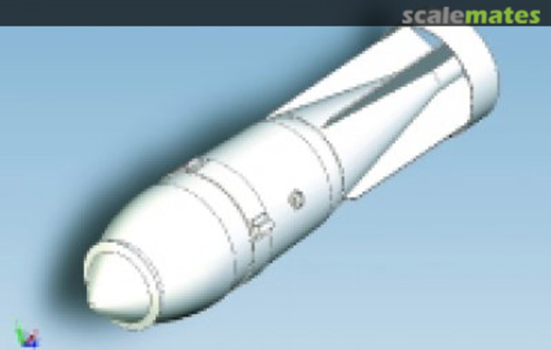 Boxart SC 1000 L2 German bomb (2 pcs.) AC 32 10 L'Arsenal Aero Boxart SC 1000 L2 German bomb (2 pcs.) AC 32 10 L'Arsenal Aero