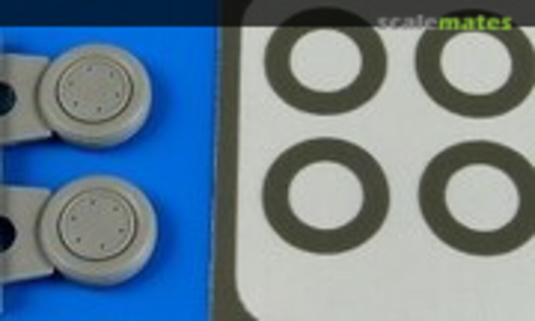 1:72 F4F Wildcat Wheels & paint masks (Aires 7334) 7334