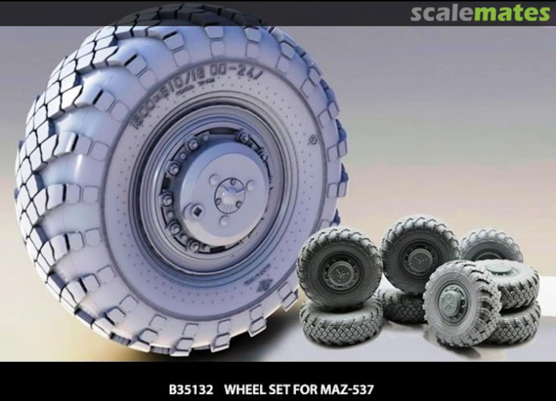 Boxart Wheel Set for MaZ-537 B35132 Miniarm Boxart Wheel Set for MaZ-537 B35132 Miniarm