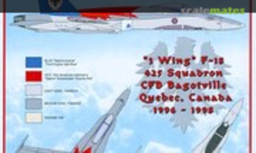 1:144 Canadian 3 Wing F-18 Special (Leading Edge LE 144.3) LE 144.3