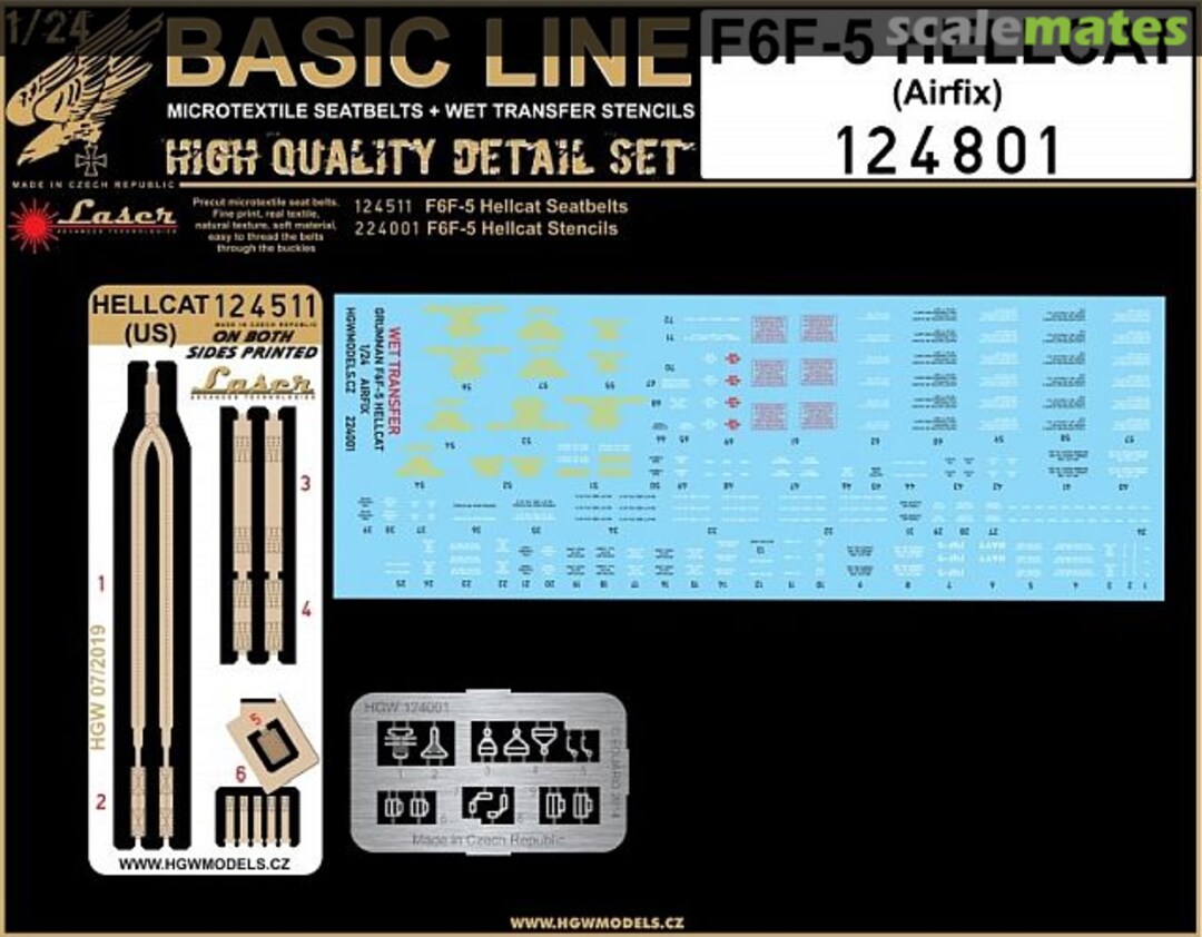 Boxart F6F-5 Hellcat 124801 HGW Models Boxart F6F-5 Hellcat 124801 HGW Models