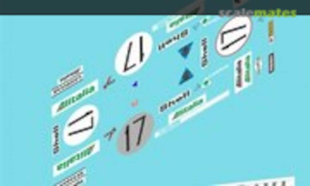 1:43 Alfa Romeo T33/TT/3 "Alitalia" (Atalaya Slot Decals ADLM101) ADLM101