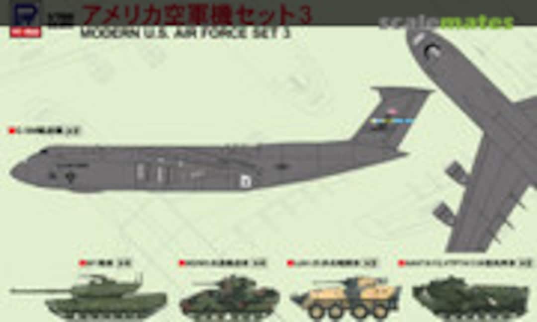 1:700 Modern U.S. Air Force Set 3 (Pit-Road S55) S55