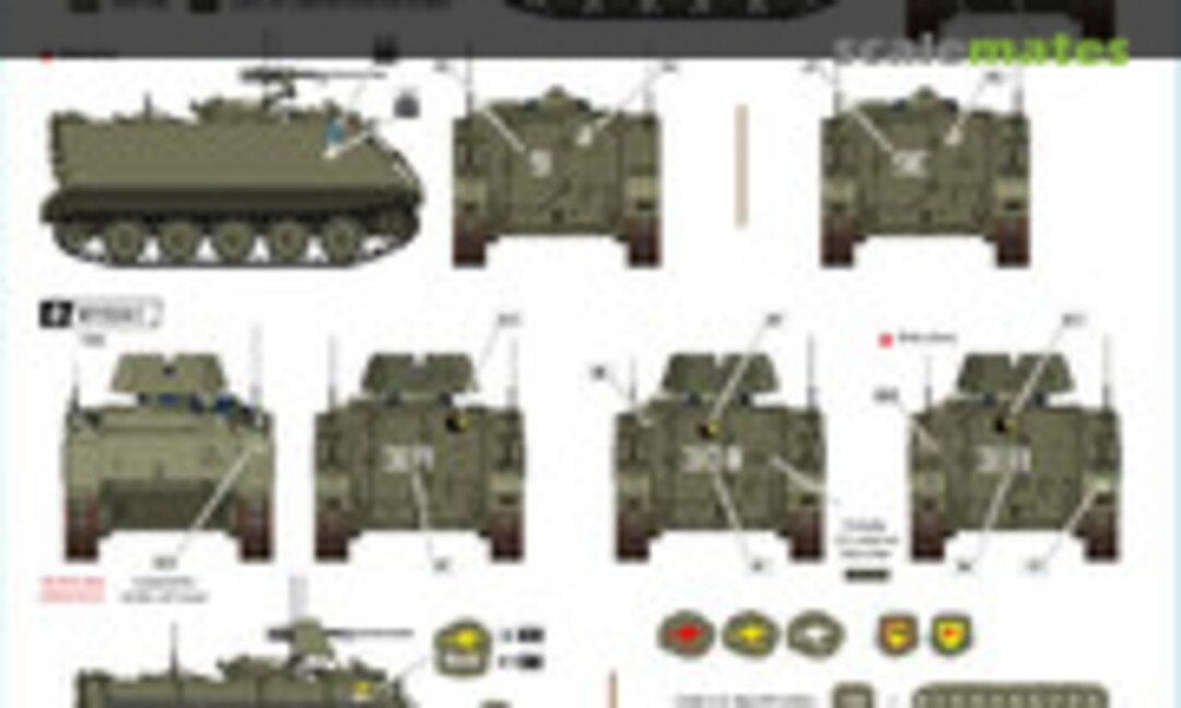 1:35 M113 APCs in Vietnam (Star Decals 35-C1299) 35-C1299