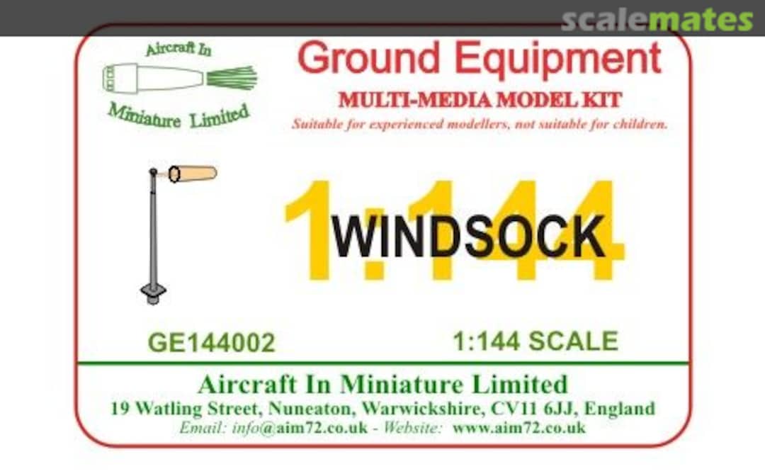 Boxart Windsock GE144002 Aircraft In Miniature Ltd Boxart Windsock GE144002 Aircraft In Miniature Ltd