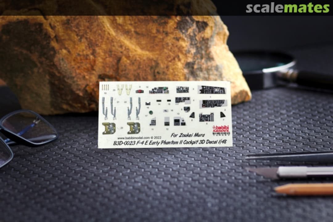 Boxart F-4 E EARLY Cockpit 3D Decal Set B3D-0023 Babibi model Boxart F-4 E EARLY Cockpit 3D Decal Set B3D-0023 Babibi model