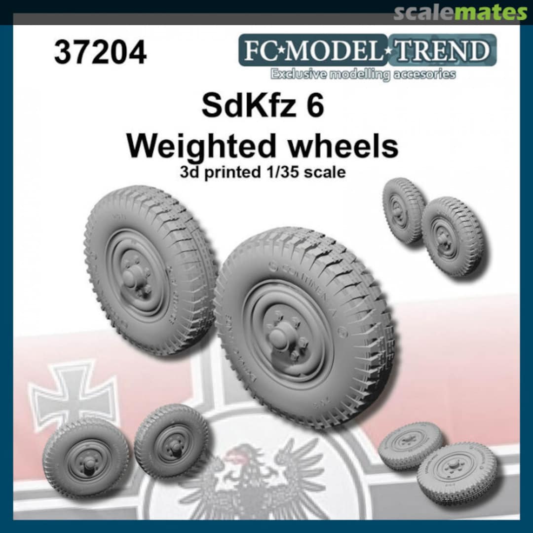 Boxart SdKfz 6, weighted wheels 37204 FC Model Trend Boxart SdKfz 6, weighted wheels 37204 FC Model Trend