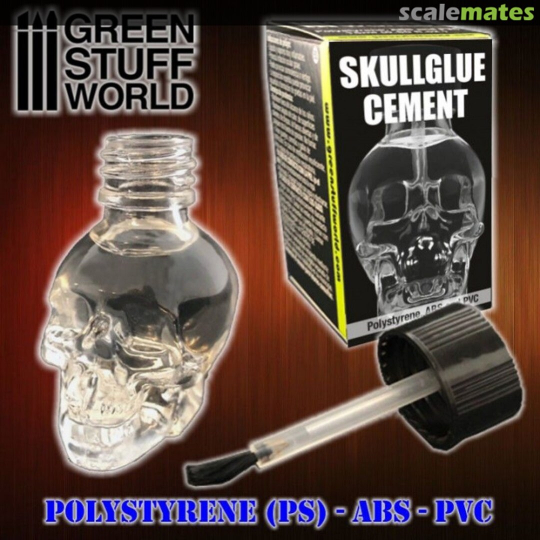 Boxart SkullGlue Cement for plastics GSW0462 Green Stuff World Boxart SkullGlue Cement for plastics GSW0462 Green Stuff World