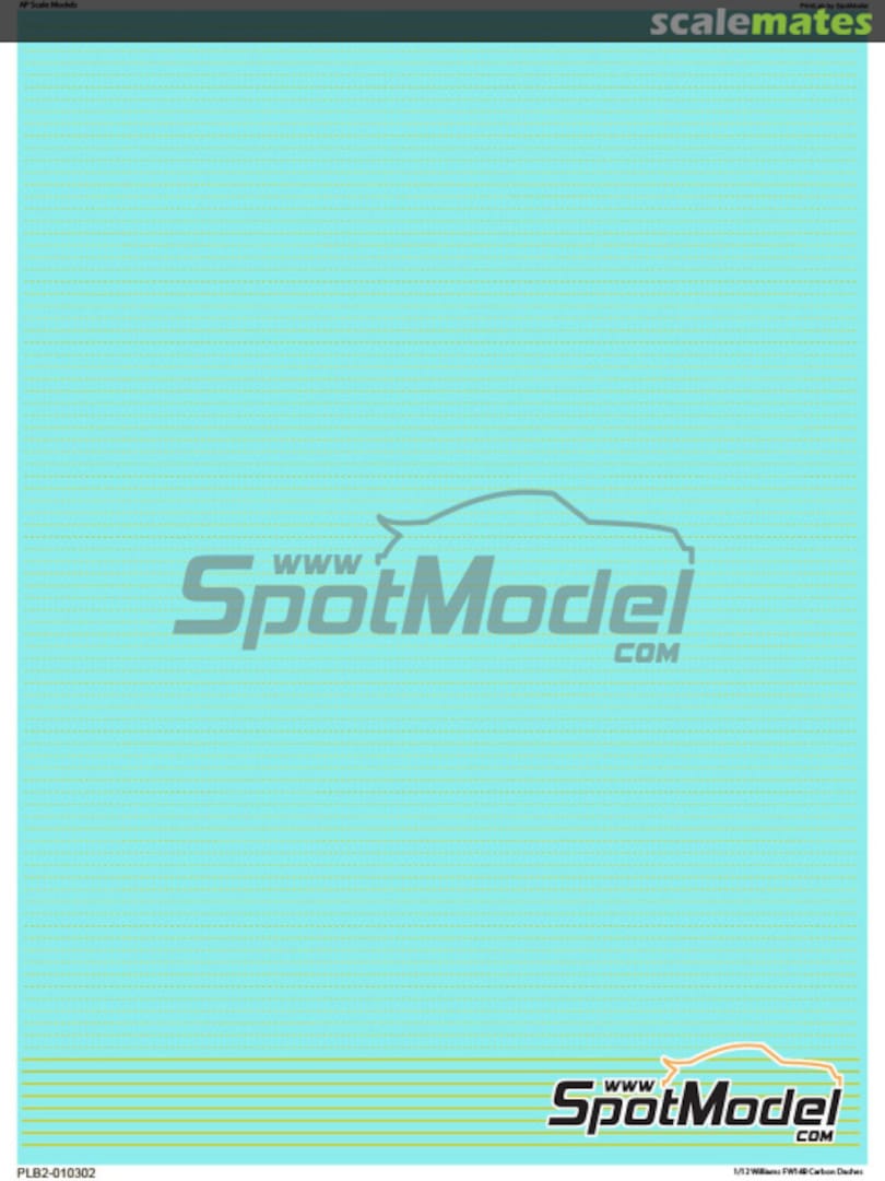 Boxart Williams FW14B Carbon Dashes PLB2-010302 Print Lab Decals Boxart Williams FW14B Carbon Dashes PLB2-010302 Print Lab Decals