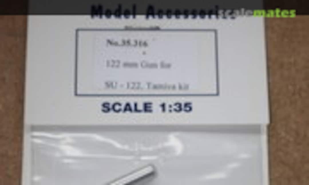 1:35 122mm Gun for SU 122 Tamiya kit (Elefant 35.316) 35.316