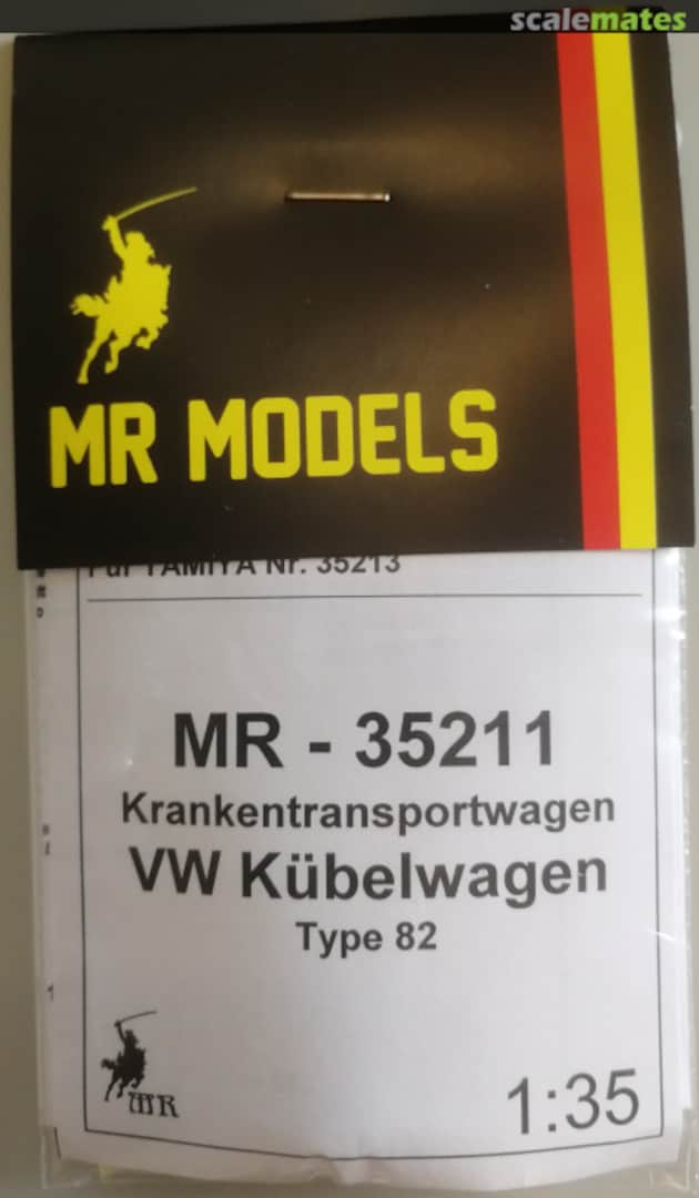 Boxart KübelwagenTyp 82 Rüstsatz Krankentransporter MR-35211 MR Modellbau Boxart KübelwagenTyp 82 Rüstsatz Krankentransporter MR-35211 MR Modellbau
