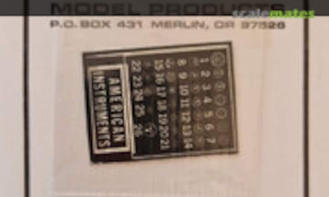 1:32 American Aircraft Instruments (Waldron Model Products WR0001) WR0001