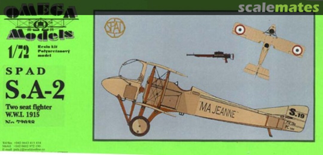 Boxart Spad S.A-2 72038 Omega Models Boxart Spad S.A-2 72038 Omega Models