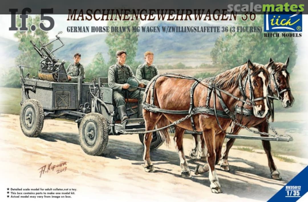 Boxart IF.5 Maschinengewehrwagen 36 RV35012 Riich.Models