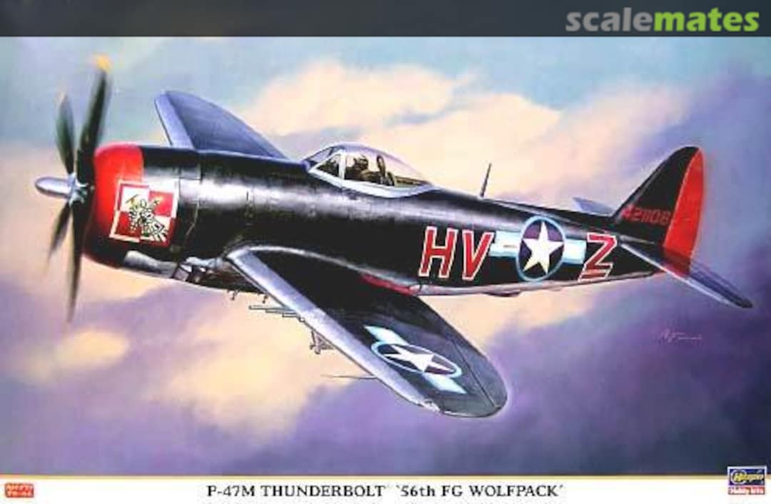 Boxart P-47M Thunderbolt '56th FG Wolfpack' 08181 Hasegawa Boxart P-47M Thunderbolt '56th FG Wolfpack' 08181 Hasegawa