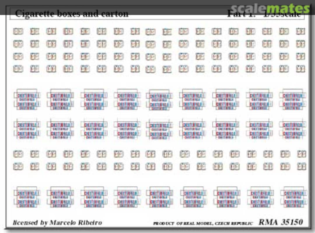 Boxart Cigarette Boxes and Cartons RMA35150 Real Model Boxart Cigarette Boxes and Cartons RMA35150 Real Model