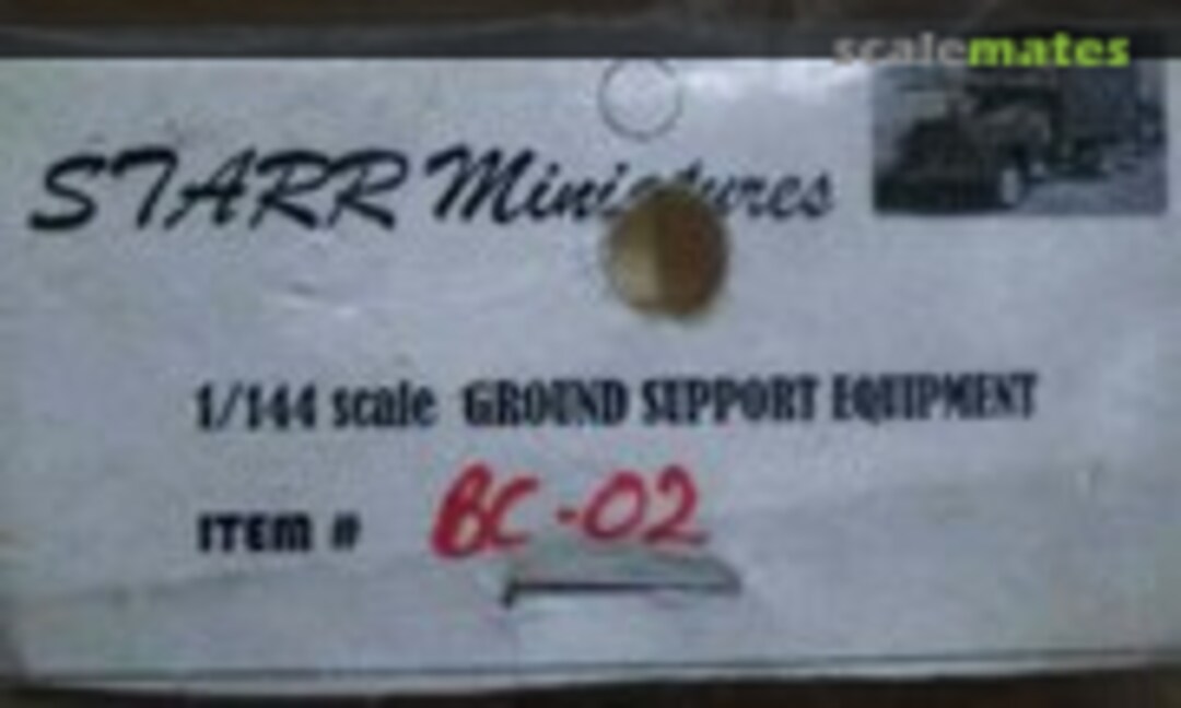 1:144 Closed Baggage Cart Set (Starr Miniatures BC-02) BC-02