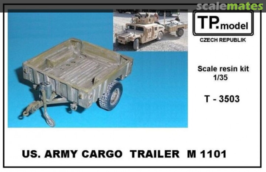 Boxart U.S. Army Cargo Trailer M1101 T-3503 TP Model Boxart U.S. Army Cargo Trailer M1101 T-3503 TP Model